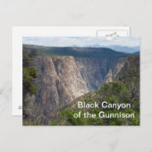 Black Canyon van het Gunnison National Park Briefkaart (Voorkant / Achterkant)