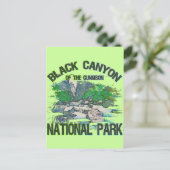 Black Canyon van het Gunnison National Park Briefkaart (Staand voorkant)