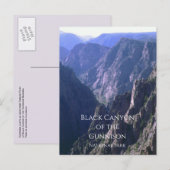 Black Canyon van het Gunnison National Park Briefkaart (Voorkant / Achterkant)