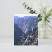 Black Canyon van het Gunnison National Park Briefkaart (Staand voorkant)