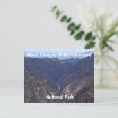 Black Canyon van het Gunnison National Park Briefkaart (Staand voorkant)