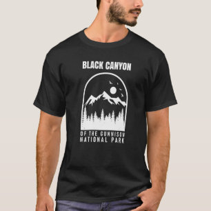 Black Canyon van het Gunnison National Park Hiking T-shirt