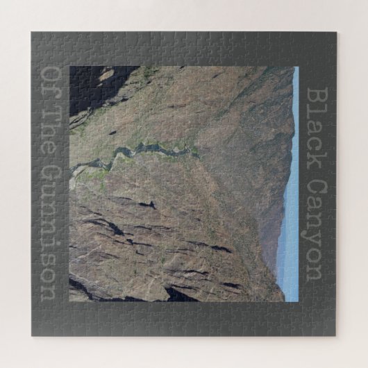 Black Canyon van het Gunnison National Park Legpuzzel (Horizontaal)