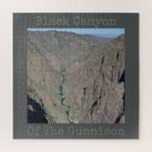 Black Canyon van het Gunnison National Park Legpuzzel (Verticaal)