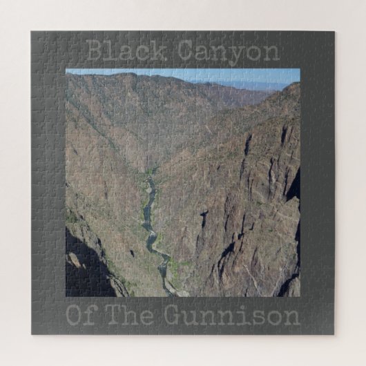 Black Canyon van het Gunnison National Park Legpuzzel (Verticaal)