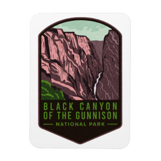 Black Canyon van het Gunnison National Park Magneet