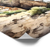 Black Canyon van het Gunnison National Park Poster (Hoek)