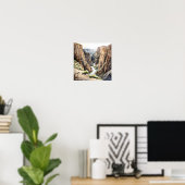 Black Canyon van het Gunnison National Park Poster (Thuiskantoor)