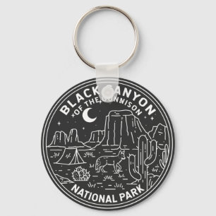 Black Canyon van het Gunnison National Park Sleutelhanger