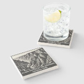 Black Canyon van het Gunnison National Park Stenen Onderzetter (Zijkant)