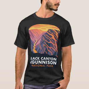 Black Canyon van het Gunnison National Park T-shirt