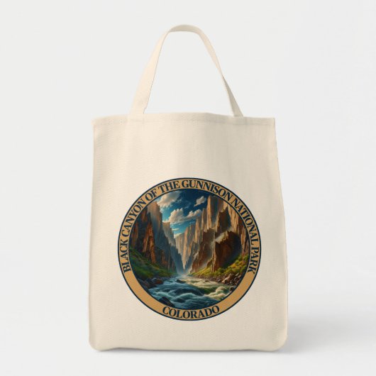 Black Canyon van het Gunnison National Park Tote Bag (Voorkant)