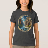 Black Canyon van het Gunnison National Park Tri-Blend Shirt (Voorkant)