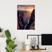 Black Canyon Watercolor Poster (Thuiskantoor)