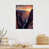 Black Canyon Waterverf Poster (Keuken)