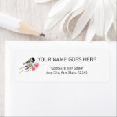 Black Capped Art Etiket (Insitu)