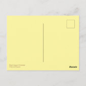 Black Capped Chickadee Cute Cheerful Songbird Briefkaart (Achterkant)