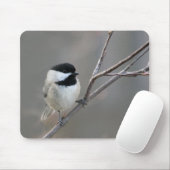 Black Capped Chickadee Foto Muismat (Met muis)