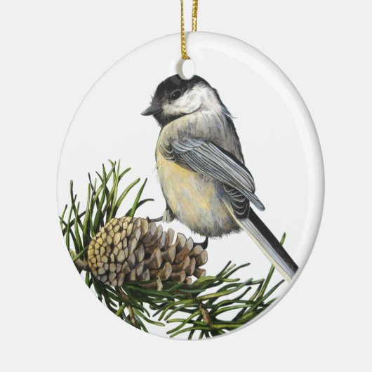 Black-Capped Chickadee Ornament (Links)