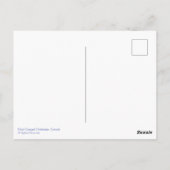 Black Capped Chickadee Perching Birds Canada Briefkaart (Achterkant)