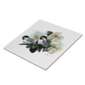 Black Capped Chickadee Tiles Tegeltje (Zijkant)