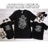 Black Captain Papa en ik Vaderdag T-shirt