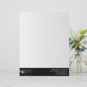 Black Car Automotive Company Border Kantoor Supply Custom Briefhoofd (Staand voorkant)