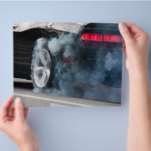 Black car burnout flyer (Hand)