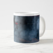 Black car burnout grote koffiekop (Voorkant rechts)