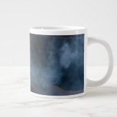 Black car burnout grote koffiekop (Rechts)