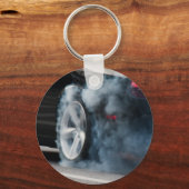 Black car burnout sleutelhanger (Voorkant)