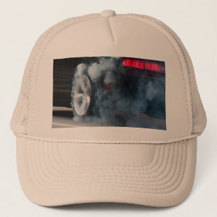 Black car burnout trucker pet