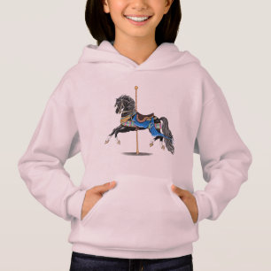 Black Carousel Horse