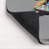 Black Carousel Horse Muismat (Hoek)