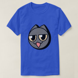 Black Cartoon Cat T-shirt