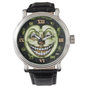Black Cat 13-klokhalloween Horloge