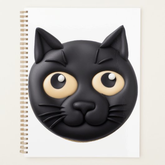 Black Cat 3D geïnspireerd Planner (Voorkant)