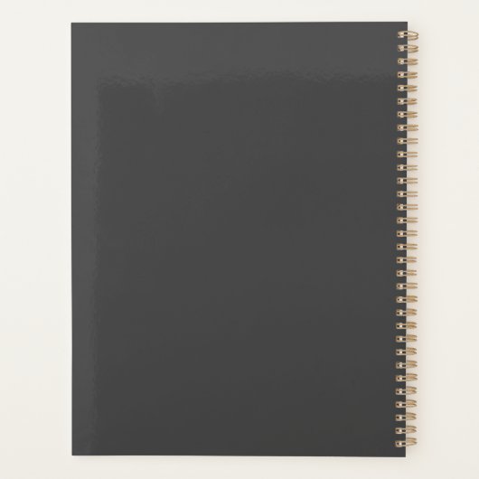 Black Cat 3D geïnspireerd Planner (Achterkant)