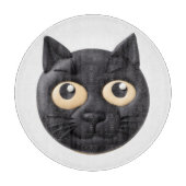 Black Cat 3D geïnspireerd Snijplank (Voorkant)