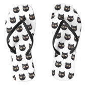 Black Cat 3D geïnspireerd Teenslippers (Voetbed)