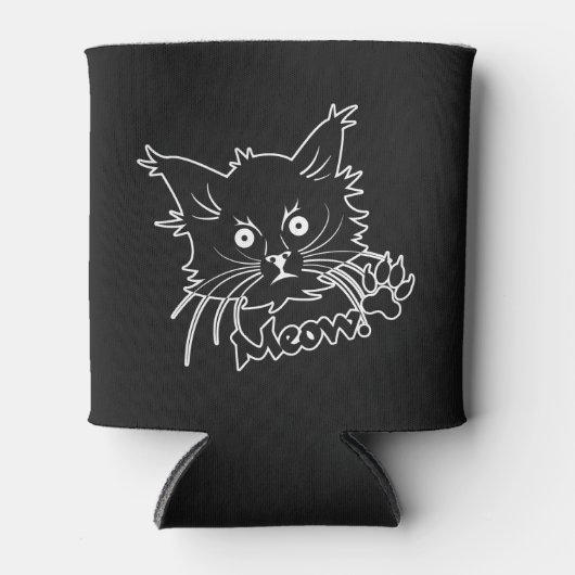 Black Cat aangepaste koelbox Blikjeskoeler (Voorkant)