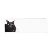 Black Cat Adresetiketten Etiket (Voorkant)