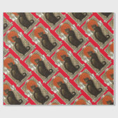 Black Cat, Alexandre Steinlen Cadeaupapier (Vlak)