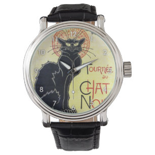 Black Cat, Alexandre Steinlen Horloge