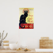 Black Cat, Alexandre Steinlen Poster (Keuken)