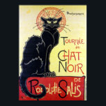 Black Cat, Alexandre Steinlen Poster<br><div class="desc">Theophile Alexandre Steinlen, frequently referred to as just Steinlen (November 10, 1859 - December 13, 1923), was a Swiss-born French Art Nouveau painter and printmaker. In addition to paintings and drawings, he also did sculpture on a limited basis, most notably figures of cats that he had great affection for as...</div>