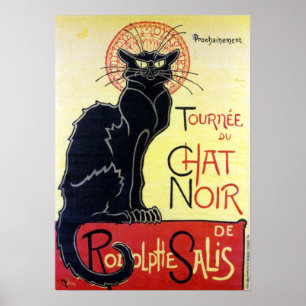 Black Cat, Alexandre Steinlen Poster