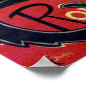 Black Cat, Alexandre Steinlen Poster (Hoek)