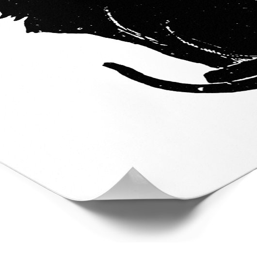 Black Cat, Alexandre Steinlen Poster (Hoek)