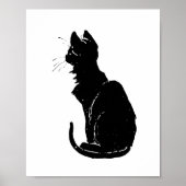 Black Cat, Alexandre Steinlen Poster (Voorkant)